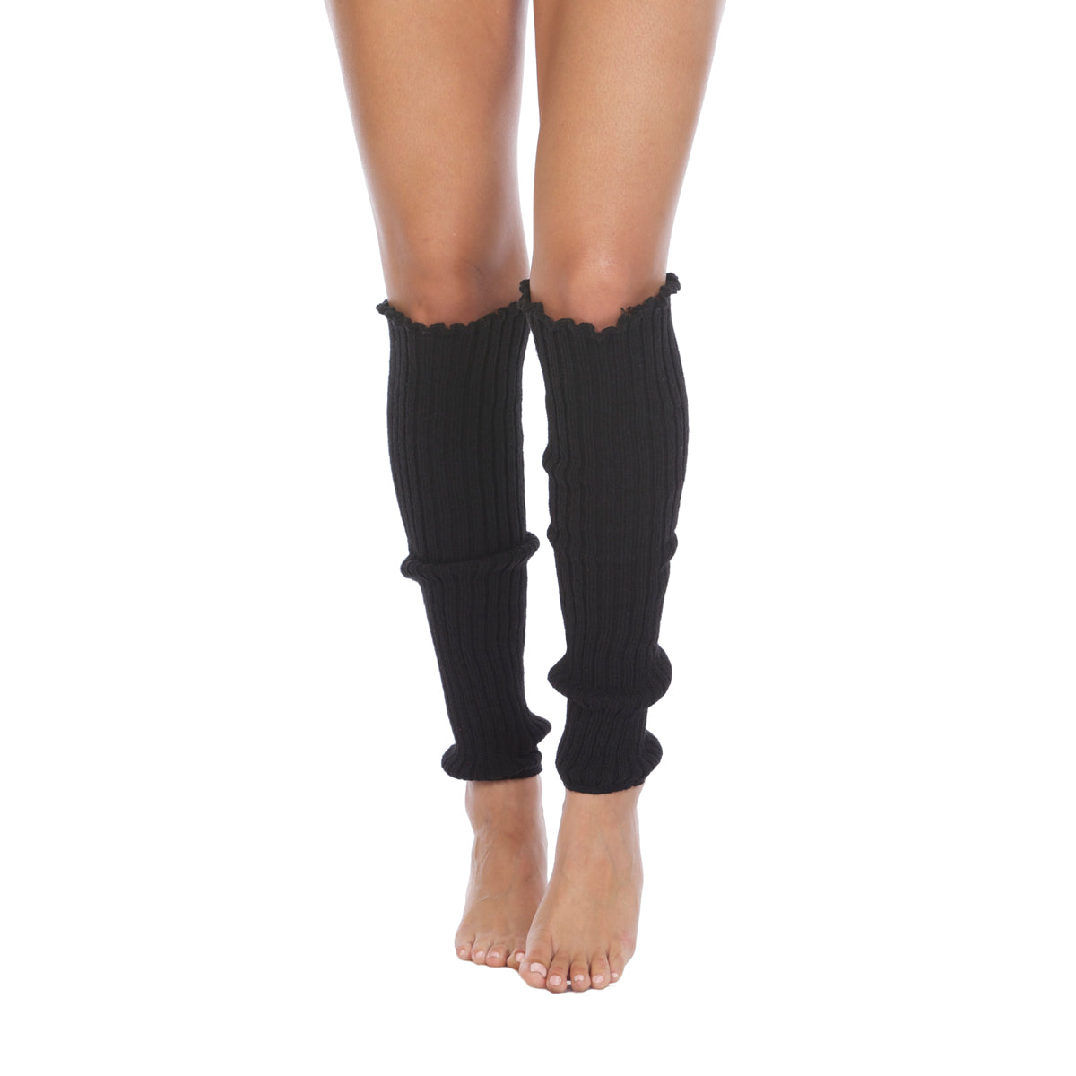 "22"" (Black) Cable Leg Warmers"