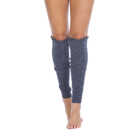 "22"" (Denim) Cable Leg Warmers"