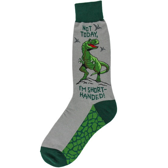 "T-Rex, Short Handed Men's Crew Socks"