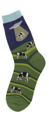Bovine Abduction Men's Crew Socks